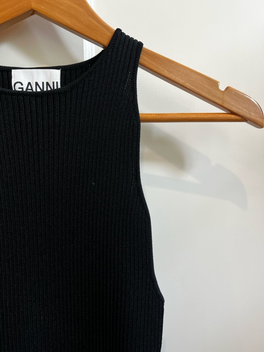 GANNI Ribbed Tank - Picture 4 of 12
